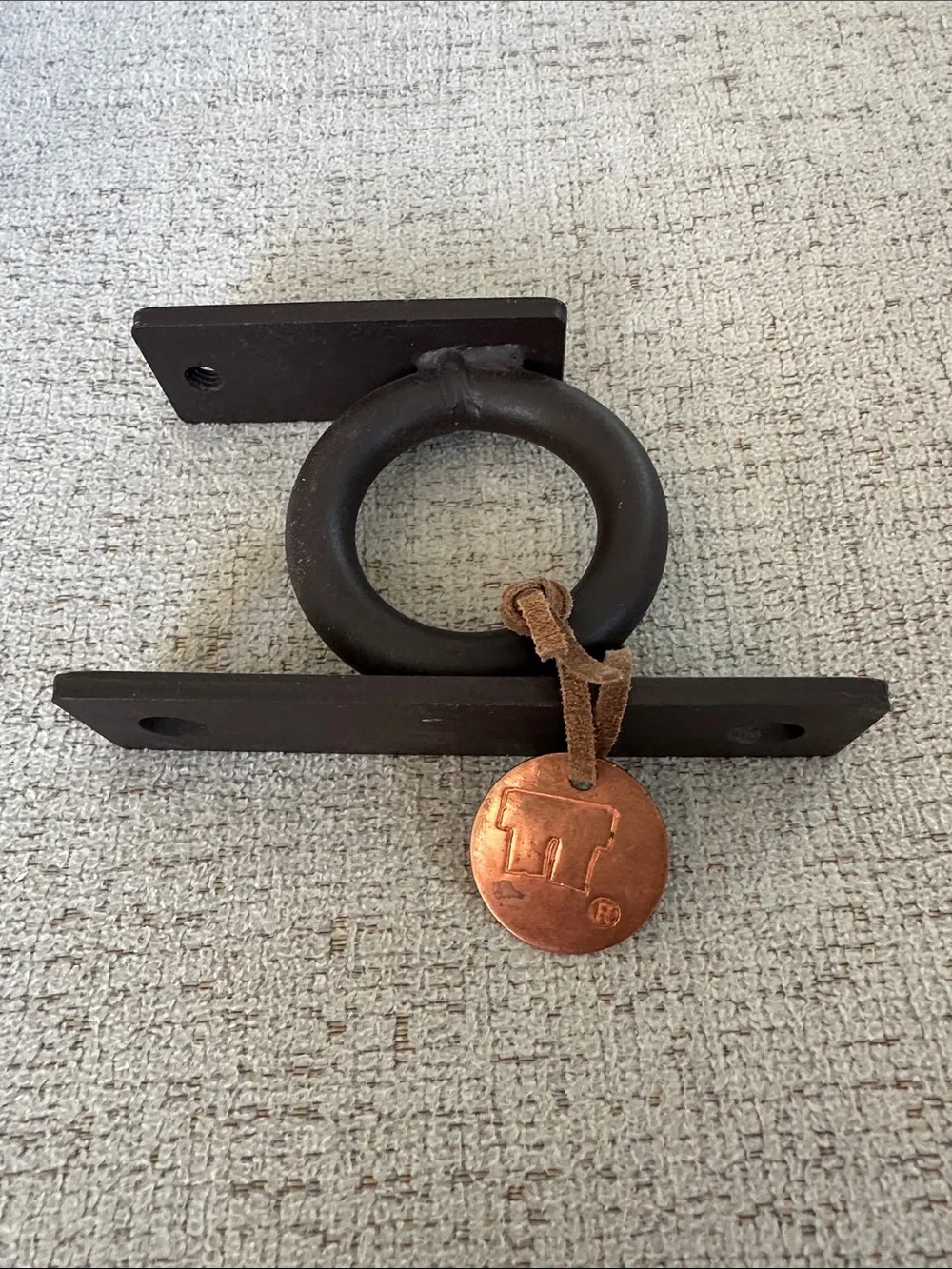 Authentic Tom Torrens Sculpture Replacement Wall Mounting Bracket Hook Signed TT